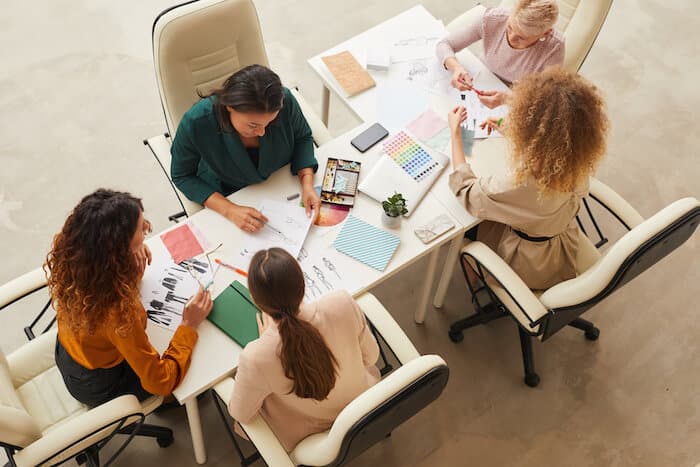 Designers working together